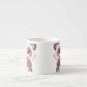 Schattigee Panda Mok – Kawaii Cartoon Animal Coffe (Voorkant)