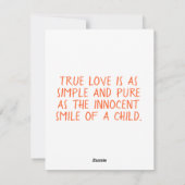 Schattigee panda "panda-monium van liefde" feestdagenkaart (Achterkant)