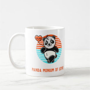 Schattigee Panda "Panda-monium van Liefde" Mok