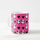 Schattigee Panda Pattern Mok (Voorkant links)