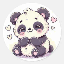 Schattigee Panda Sticker – Schattig Dierenontwerp