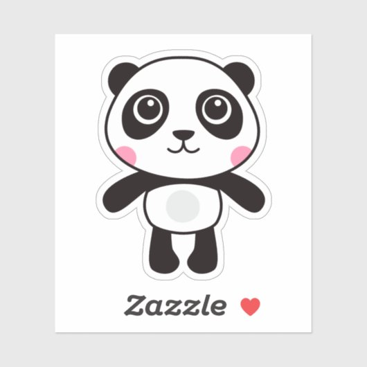 Schattigee panda stickers (Vel)