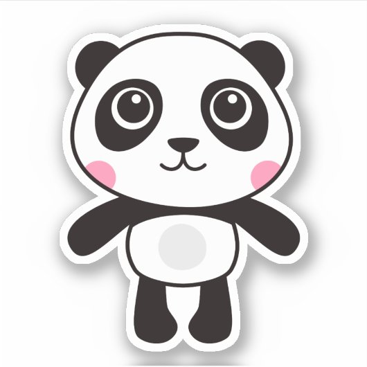 Schattigee panda stickers (Voorkant)