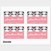 Schattigee Panda stickers (Vel)