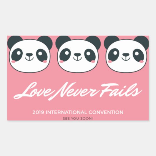 Schattigee Panda stickers (Voorkant)