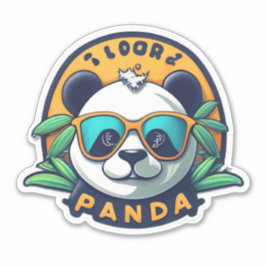 Schattigee Panda Stickers voor kinderen en volwass