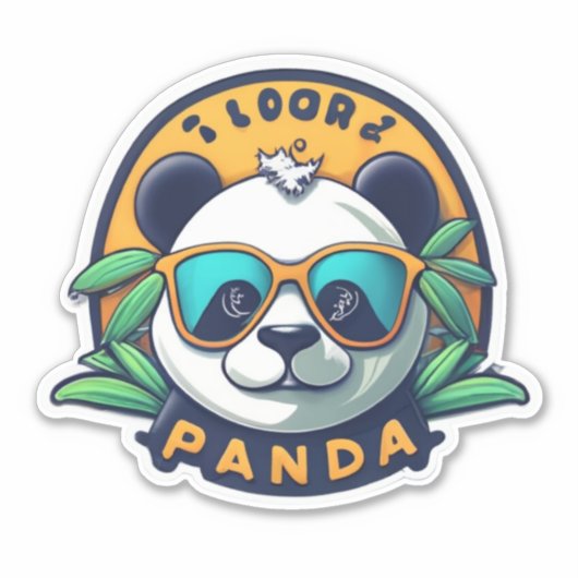 Schattigee Panda Stickers voor kinderen en volwass (Voorkant)