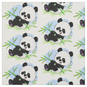 Schattigee Panda stof 1/4