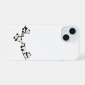 Schattigee panda telefoonhoes | Kawaii Animal iPho iPhone 15 Case (Achterkant horizontaal)