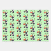 Schattigee Panda Verjaardagsfeestje Verpakkende Pa Inpakpapier Vel (Voorkant 2)