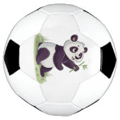 Schattigee panda voetballen (Gedraaid)