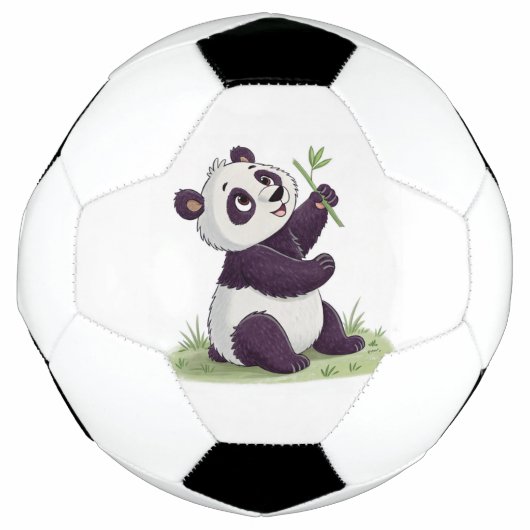 Schattigee panda voetballen (Voorkant)