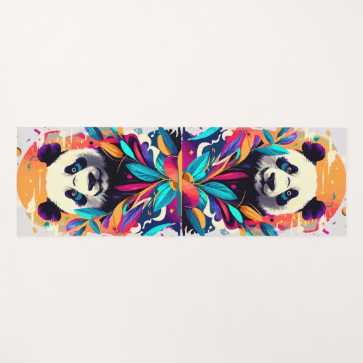 Schattigee Panda Yogamat - Panda Beer Yogamatten (Voorkant (horizontaal))