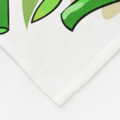 Schattigee Panda's aangepaste naam fleece dekens (Hoek)