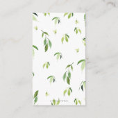 Schattigee Panda's Groen Twin Boys Tweeling Luier Informatiekaartje (Achterkant)