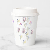 Schattigee papercups papieren bekers (Achterkant)