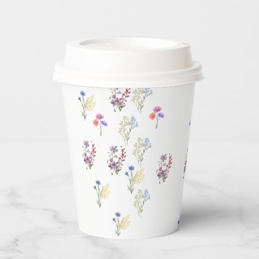 Schattigee papercups papieren bekers (Voorkant)
