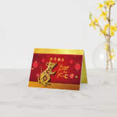 Schattigee papier-cut Rat Jaar Gestileerde lantaar Kaart (Gele Bloem)