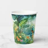 Schattigee papieren bekers van dinosauriërs (Achterkant)