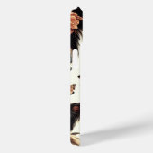 Schattigee Papillon hondenillustratie Case-Mate iPhone Case (Achterkant / Rechts)