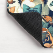 Schattigee Papillon hondenillustratie Muismat (Hoek)