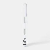 Schattigee paraplu meisje iPhone Case 🌧️✨ iPhone 16 Hoesje (Rechterkant)