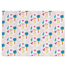 Schattigee paraplu meisje Waterverf illustratie Groot Cadeauzakje