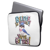 Schattigee Parrot Electronics Bag Laptop Sleeve (Voorkant Links)