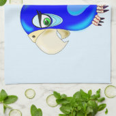 Schattigee Parrot Funny Keukenhanddoek - (Gevouwen)