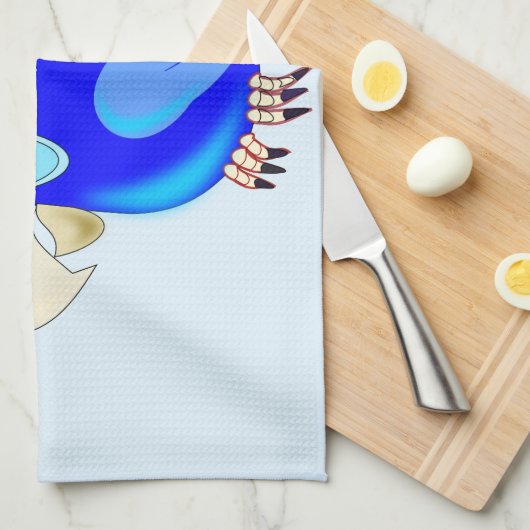 Schattigee Parrot Funny Keukenhanddoek -  (Quarter Fold)