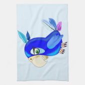 Schattigee Parrot Funny Keukenhanddoek - (Verticaal)