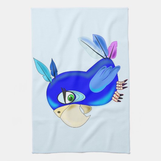 Schattigee Parrot Funny Keukenhanddoek -  (Verticaal)