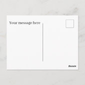 Schattigee Pasen koe tekst toevoegen Briefkaart (Achterkant)