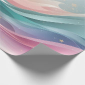 Schattigee pastakleur met ster cadeaupapier (Hoek)