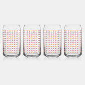 Schattigee pastel aangepaste Tiny snoep Harten Pat Blikvorm Glas (Rechts)