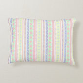 Schattigee pastel Baby Print Accent Kussen (Achterkant)