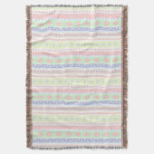 Schattigee pastel Baby Print Deken (Voorkant Verticaal)