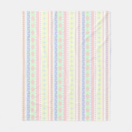 Schattigee pastel Baby Print Fleece Deken