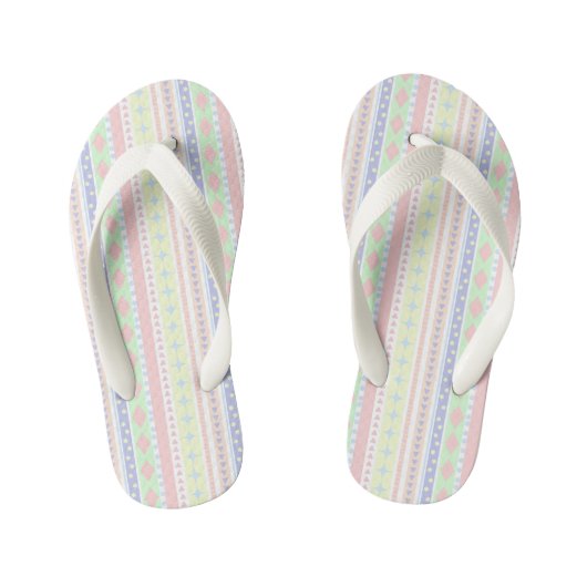 Schattigee pastel Baby Print Kinder Teenslippers (Voetbed)
