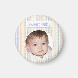 Schattigee pastel Baby Print Magneet