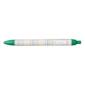 Schattigee pastel Baby Print Zwarte Inkt Pen (Voorkant)