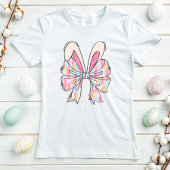 Schattigee Pastel Bunny Bow T-shirt