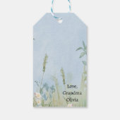 Schattigee Pastel Bunny Easter Cadeaulabel (Achterkant)