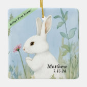 Schattigee Pastel Bunny Easter Keramisch Ornament (Voorkant)