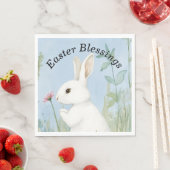 Schattigee Pastel Bunny Easter Servet (Insitu)