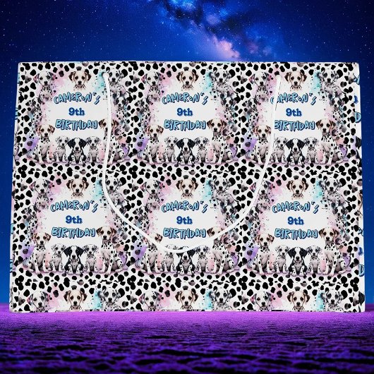 Schattigee Pastel Dalmatische Puppy Waterverf Verj Groot Cadeauzakje