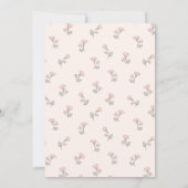 Schattigee Pastel Easter Egg Hunt en Brunch Uitnod Kaart (Achterkant)