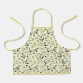 Schattigee Pastel Geel Happy Easter Bunny Kinder Schort (Voorkant)