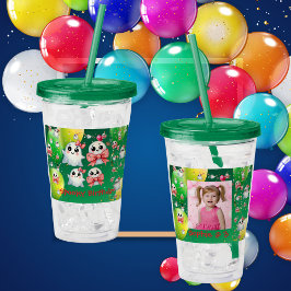 Schattigee Pastel Ghost Acryl Tumbler Verjaardag G Acryl Drinkbeker