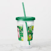 Schattigee Pastel Ghost Acryl Tumbler Verjaardag G Acryl Drinkbeker (Links)